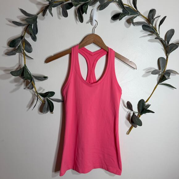 lululemon athletica Tops - Lululemon Pink Scoop Neck Tank